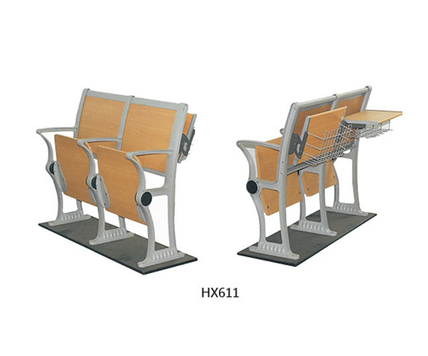 平面阶梯课桌椅HX611