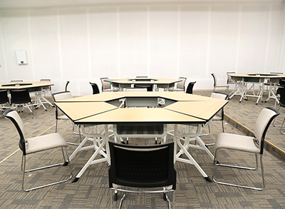 专业课室家具 六边形课桌椅组合 HYKZ-04